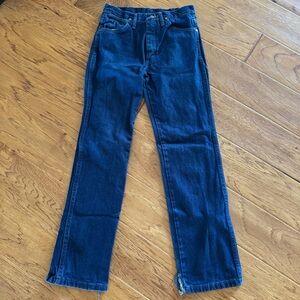 Wrangler 936PWD Cowboy Cut Slim Fit Jeans Men’s 29x32 Medium Dark Denim Western